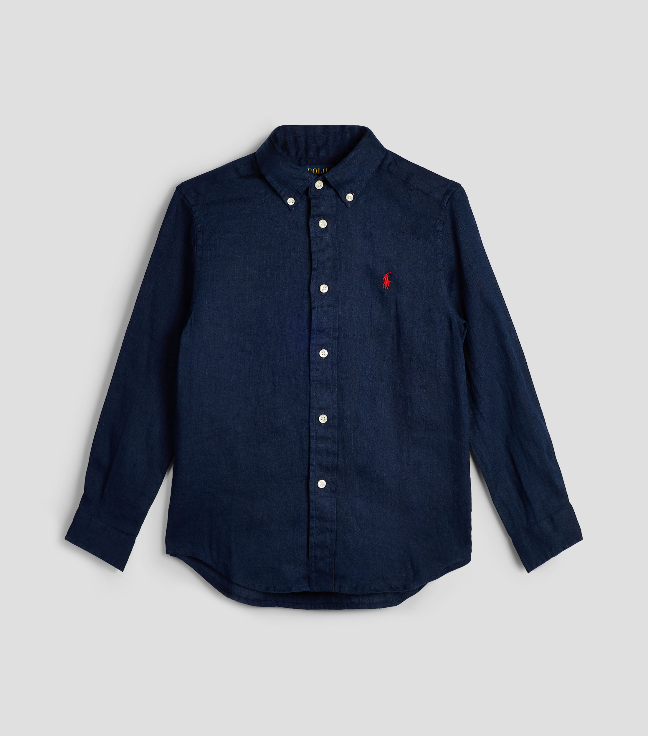 Camisa lisa manga larga Niño